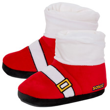 Sonic The Hedgehog Slipper Boots Kids Slippers Dress Up Gamer Fleece House Shoes