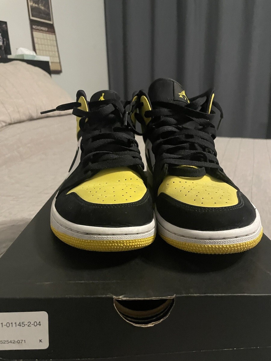 2ND PRICE DROP*** Used Jordan 1 Mid SE Yellow Toe 2019 Size 9.5