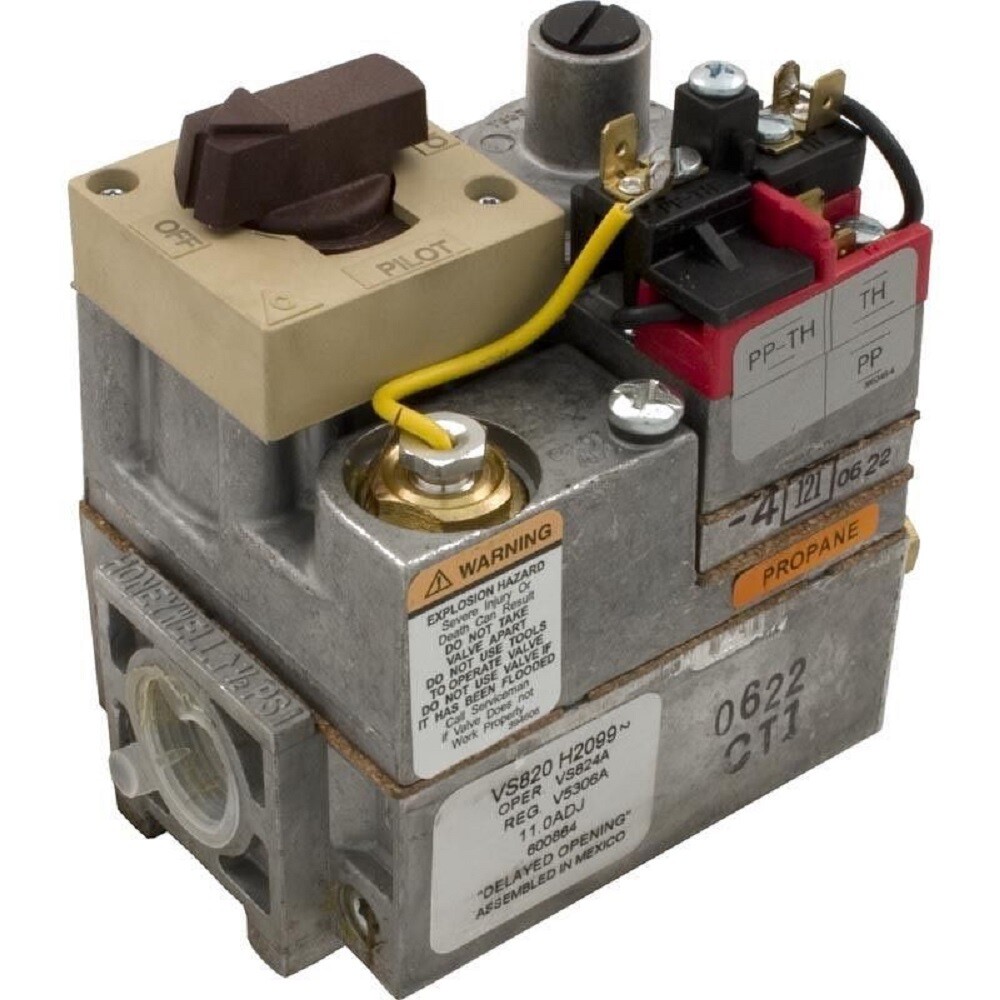 Raypak 003899F Millivolt Gas Valve for Propane GAS Heaters