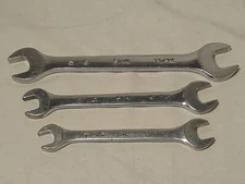 S-K SuperKrome 86414 85416 86420 3 Piece Open End SAE Wrench Set USA See Below 