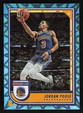 2022-23 Hoops #226 Jordan Poole Blue Explosion Card 