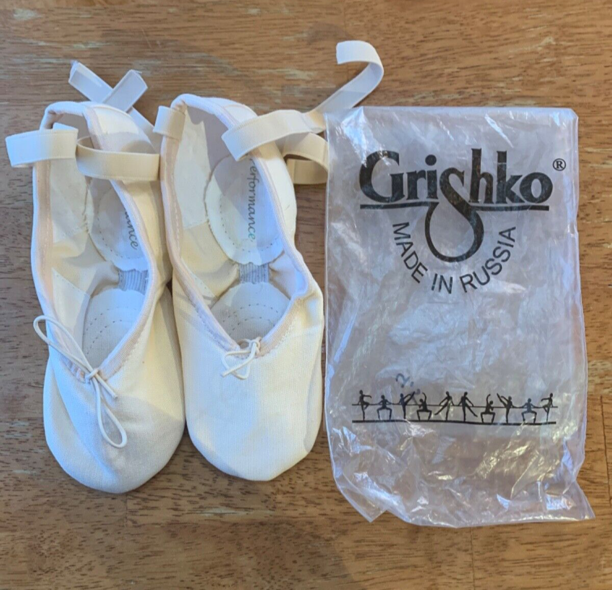 SAOLA Grishko Performance Ciabatta da Balletto in Tela con Suola Spaccata Rosa