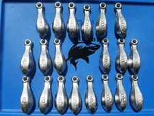 8oz Bank Sinkers 20-fishing weights (10lbs) FAST FREE SHIPPING