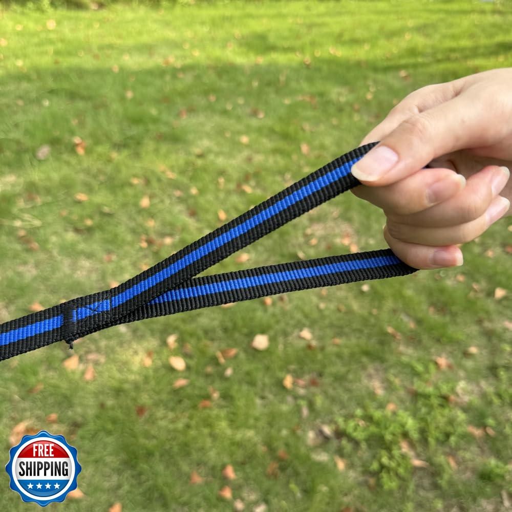 Mi Metty Nylon Dog Training Leash,Traction Rope,8ft Long,2Pcs Shock-Absorbing