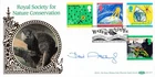 GB Sir DAVID ATTENBOROUGH Signed 1992 Benham THE GREEN ISSUE FDC