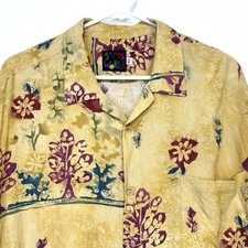 Vintage Jams World Hawaiian Shirt Floral Men  s XL