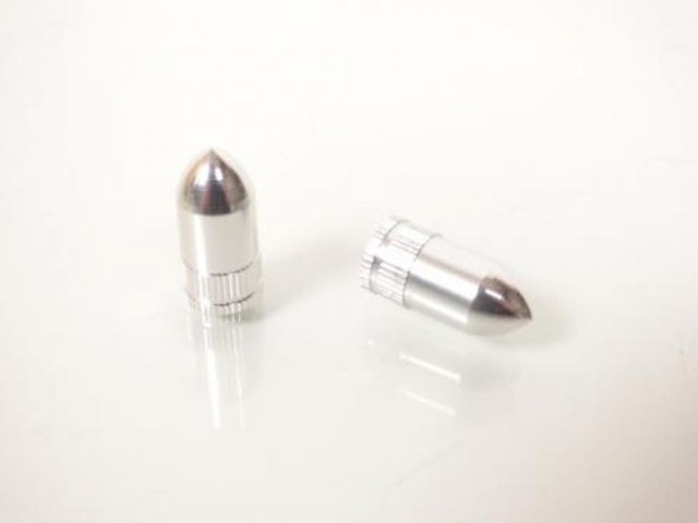 Bouchon de valve balle de fusil argent pour moto Victoria Bull 1004AB0155 Neuf