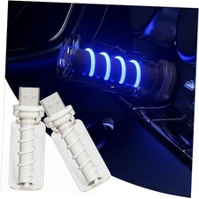 LED Car Interior Light, Touch Control USB Night Lamp, Retro Style 2PCS Blue