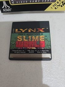 Todd's Adventures in Slime World (Atari Lynx) w/box RARE TESTED AND WORKING! 