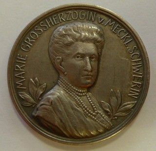 Medaille Für Treue Dienste Mecklenburgisches Rotes Kreuz Schwerin 835 Silber