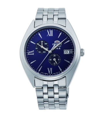 Orient  Small Eyes Automatic Blue Dial Stainless Steel Gents Watch Japan