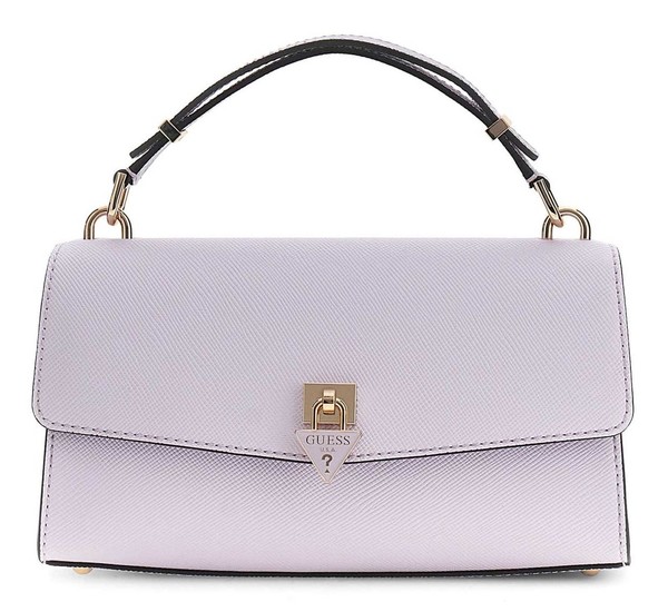 Guess Patsie Top Handle Flap Bag UmhäNgetasche Handtasche Tasche Lilac Flieder-image