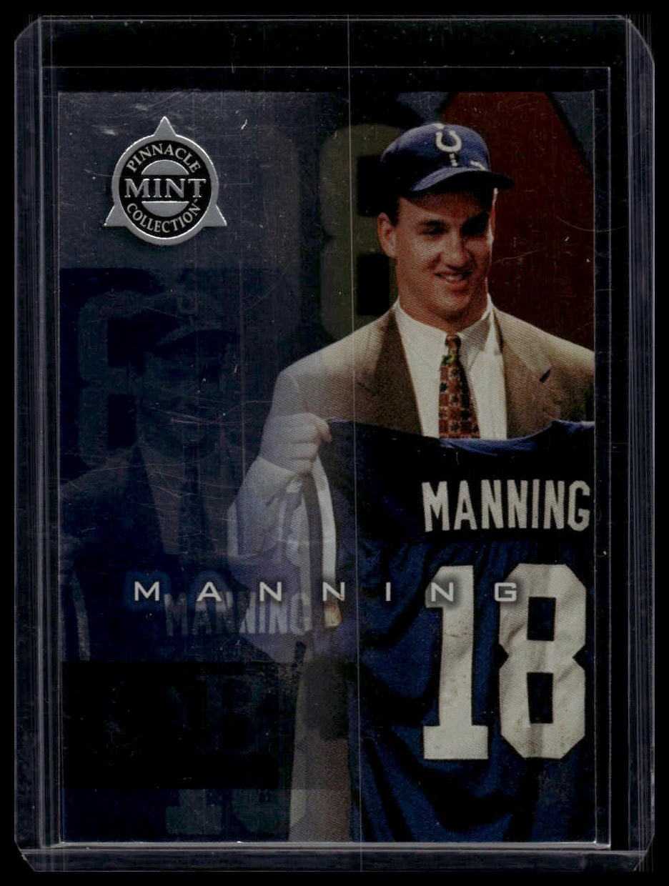 Peyton Manning 🟡 EX 1998 Pinnacle Mint #66 ROOKIE RC