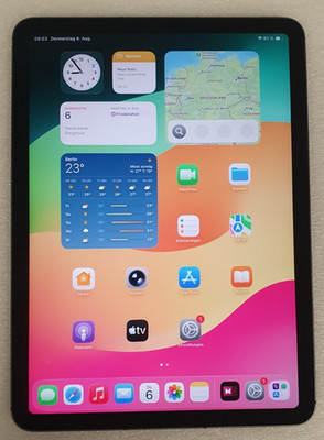 Apple iPad Air 4 2020 A2072 WiFi /4G 64GB Grey iOS26 Refurbished Sehr Gut #1358