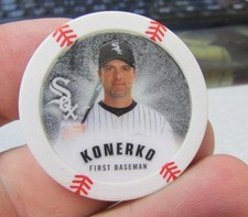 2013 MLB Major League Baseball Chipz clay poker chip, Paul Konerko, White Sox