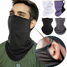 Neck Gaiter Bandana Face Mask: Sun Cooling Scarf Gator Cover Head for Men Women