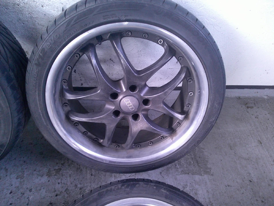 Audi A4 B7 RH Alufelgen Radsatz Sommerreifen 18 Zoll 8Jx18 ET35 225/40 18 92Y - Bild 4 von 4