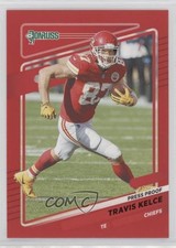 2021 Panini Donruss Press Proof Red Travis Kelce #118 0o3b