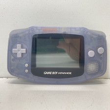 Nintendo Game Boy Advance (AGB-001) Handheld - Clear Glacier