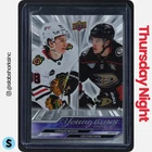 2023 UPPER DECK SERIES 2 #500 BEDARD/CARLSSON OUTBURST YOUNG GUNS CHECKLIST RC