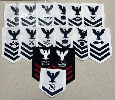 Vintage US Navy Petty Officer (E-6) Lot Of 15              E01
