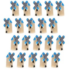 20 Pcs Bonsai-windmühlen-ornament Diy-windmühlenmodelle Mini-