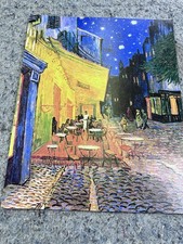 Vincent Van Gogh Pavement Café at Night 11x14 Oversized Art Postcard Classico