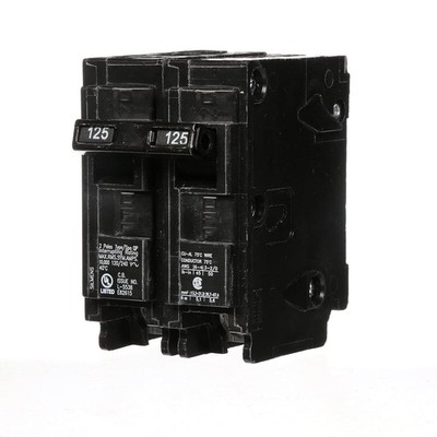 Siemens Q2125 125-Amp Double Pole QP Circuit Breaker 125A 2-Pole New