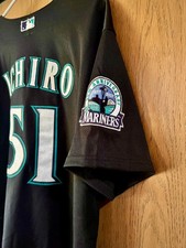 Ichiro Seattle Mariners Branded Button-Up Jersey Men’s Size XL