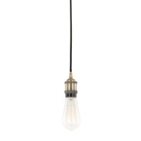 Antikes Braun Vintage HäNgelampe Pendelleuchte 1X60W/E27 IP20 5,5X13X15 [Cm]