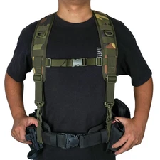 Tactical Outdoor H-Harness Duty Belt Suspenders Combat Belt Battle Belt Not I...