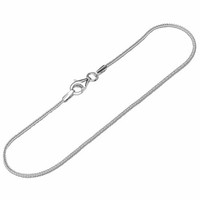 Armband 925 Sterling Silber 19Cm Fuchsschwanzketten Quadratisch Damen Armkette