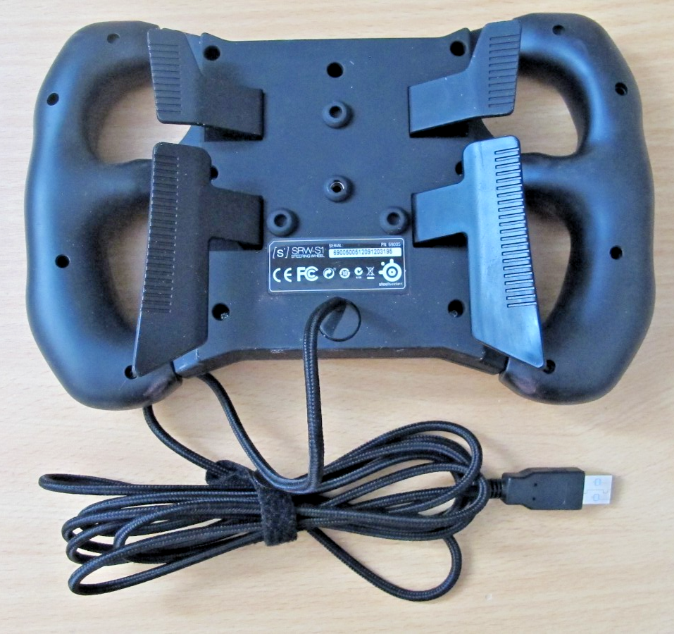 SteelSeries Simraceway SRW-S1 Gaming Steering Wheel USB PC