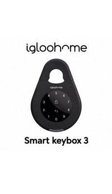 Igloohome Smart Keybox 3 Bluetooth Key Lock Box Smart Access Control Black 