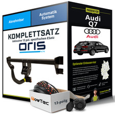 Anhängerkupplung ORIS abnehmbar für AUDI Q7 +E-Satz NEU PKW