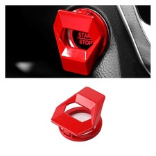 Car Engine Start/Stop Button Cover, Zinc Alloy Car Push Button Start Cover Ca...