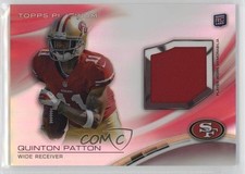 2013 Topps Platinum Rookie Relic Quinton Patton #PRR-QP c6h