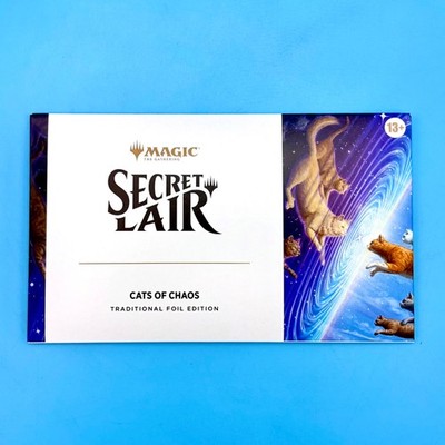 MTG Secret Lair Cats are the Best Cats of Chaos Foil + Bonus Card