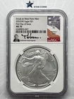 2022(W) Silver Eagle NGC MS70 First Day of Issue Thomas Uram Signed