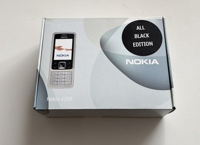 New Sealed Old Stock Nokia 6300 - Black Edition (UK Model) Rare 2007