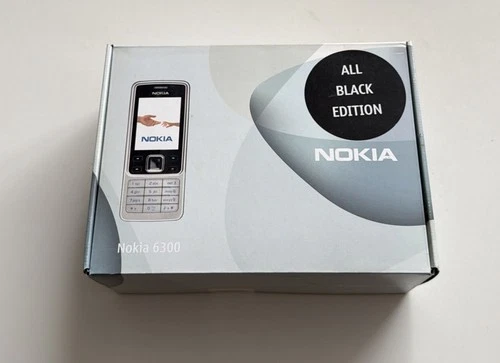 New Sealed Old Stock Nokia 6300 - Black Edition UK Model Rare 2007