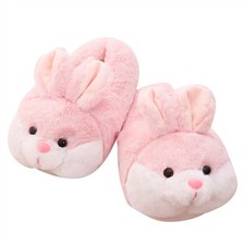 Warm Animal Slippers Furry Pink Color Home Slippers Suitable for Women