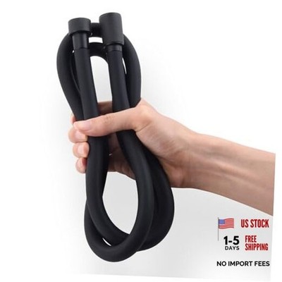 Silicone Shower Hose Extra Long,Explosion Proof Anti Winding 59 In Black