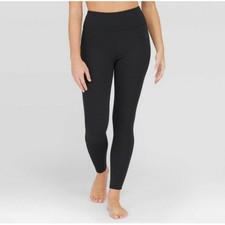 ASSETS Black High Waisted Ponte Knit Leggings Women's Size M