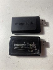 Lot of 2 magicJack GO  magicJack PLUS VoIP Phone Adapters Hardware Only READ