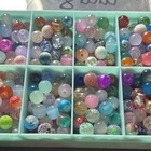 Multicolor Round Loose Beads 8mm, Assorted Mixed Colors Jewelry Making Lot — photo 3