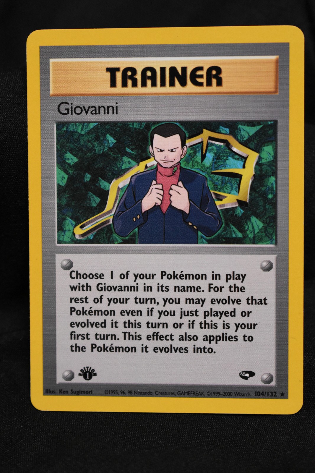 Giovanni 1st Edition 104/132 NM Gym Challenge Regular Rare Pokémon TCG