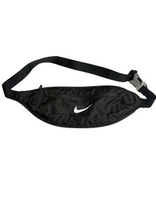 Nike Running Waist pack Adult Unisex Size Adjustable Black Fanny
