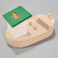 Brio Harbor Playset 33210 Replacement Wooden Tugboat Boat Only VTG 1980s Sweden