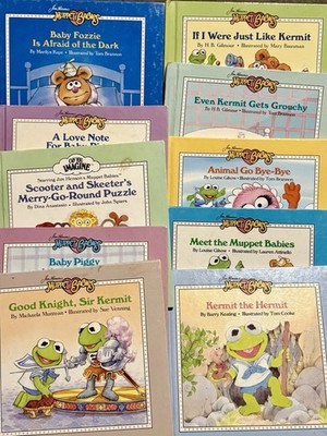 Lot of 10 Vintage Muppet Babies Weekly Reader Hardcover Books 1980s Jim Henson